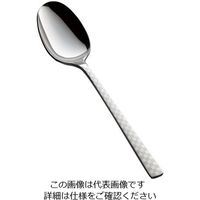 トーダイ (18ー8)オーロラ 市松 白 デザートスプーン 62-6720-61 1本（直送品）