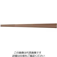 曙産業 ぐる麺箸 茶 PMー085 19cm 62-6727-62 1膳（直送品）