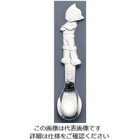 片力商事 18ー10マイティアトム 無地 アトム ベビースプーン 62-6723-74 1本（直送品）