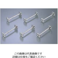 浅川製作所 クローバーナイフレスト代用ロジウムメッキ KAー100C/6(6pcs) 62-6729-72 1個（直送品）