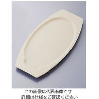 遠藤商事 シリコン ステーキ皿用受台 ベージュ 62-6731-75 1個（直送品）