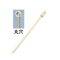 遠藤商事 18ー8オードブルピン 金メッキ 丸穴(6本入) 62-6743-66 1ケース(6本)（直送品）