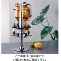 遠藤商事 ビューモント ウィスキーメジャースタンド ロータリー式 4本立11/2oz白 62-6744-36 1個（直送品）