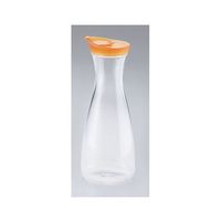 遠藤商事 アクリル ジュース&ウォーターボトル KYー339ーO オレンジ 62-6748-16 1個（直送品）