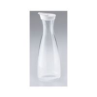 遠藤商事 アクリル ジュース&ウォーターボトル KYー338ーW ホワイト 62-6748-17 1個（直送品）