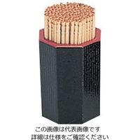 若泉漆器 八角楊枝入 黒天朱 1ー514ー14 62-6759-37 1個（直送品）