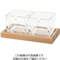 エムタカ ガラス薬味入れ 672 1個 62-6755-51（直送品）