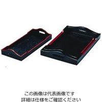 若泉漆器 カスター盆 黒天朱 1ー105ー1 ミニ 62-6758-42 1個（直送品）