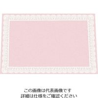 アーテック 無蛍光紙テーブルマットレースB ベージュ (100枚入)L TE-M11 1ケース(100枚) 62-6785-40（直送品）