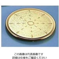 遠藤商事 ゴム付コースター 真鍮 62-6766-75 1枚（直送品）
