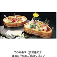 雅漆工芸 サワラ 小判 盛込桶 3号 62-6780-03 1個（直送品）
