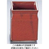 エムズジャパン 柿釉 スタック角アク入 T03-184 1個 62-6788-72（直送品）