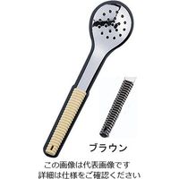 ワダコーポレーション 18ー8味道楽 盛り付けスプーン 穴明 ブラウン 62-6790-24 1本（直送品）
