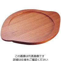 タカハシ産業 石器ツバ付プレート用木台 62-6795-40 1枚（直送品）