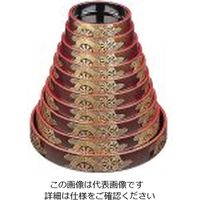 若泉漆器 DX富士型すし桶 梨地御所車 9寸 1ー478ー73 62-6797-39 1個（直送品）