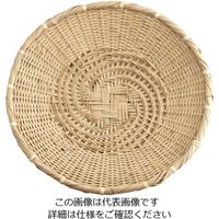 萬洋 白竹そばザル 6寸 62-6798-52 1個（直送品）