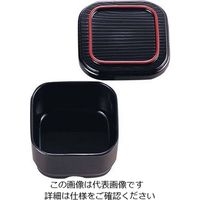 遠藤商事 新角型一人ビツ ABSー166 黒天朱 62-6802-96 1個（直送品）