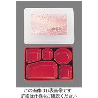 遠藤商事 ダイナミック副食 FWー1000 (黒内赤/透明花吹雪ピンク) 62-6803-12 1個（直送品）