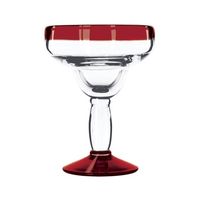 Libbey リビー アルバ マルガリータ(6ヶ入) レッド 92308R 1ケース(6個) 62-6809-11（直送品）
