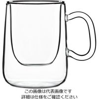 Bormioli Luigi シングルオリジンコーヒーカップ(2ヶ入) ジャマイカ 10663/01 1ケース(2個) 62-6809-90（直送品）