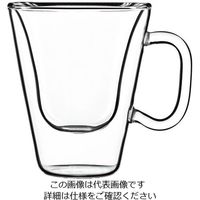 Bormioli Luigi シングルオリジンコーヒーカップ(2ヶ入) コスタリカ 10666/01 1ケース(2個) 62-6809-91（直送品）