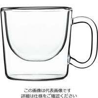 Bormioli Luigi シングルオリジンコーヒーカップ(2ヶ入) インディア 10662/01 1ケース(2個) 62-6809-93（直送品）
