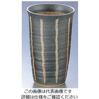 エムズジャパン 彫十草カップ 黒 (大) D03-24 1個 62-6819-63（直送品）