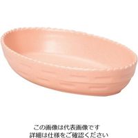 ミヤザキ食器 カンパーニャ オーバルベーカー ピンク 22cm (PK) CP1822 1個 62-6823-80（直送品）