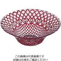 ミヤザキ食器 ハナ ボール 21cm RD HA2103 1個 62-6834-97（直送品）