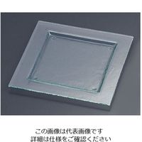 遠藤商事 タイガーグラス スクエアプレート320 161ー192ー01 クリア 62-6835-55 1枚（直送品）