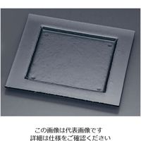 遠藤商事 タイガーグラス スクエアプレート320 161ー192ー01 グレー 62-6835-56 1枚（直送品）