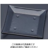 遠藤商事 タイガーグラス スクエアプレート 185 グレー 163-194-02 1枚 62-6835-66（直送品）