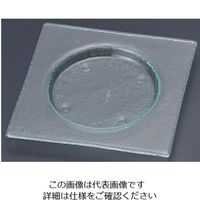 遠藤商事 タイガーグラス スクエアプレート 203 クリア 163-192-03 1枚 62-6835-69（直送品）