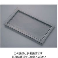 遠藤商事 タイガーグラス レクタンギュラープレート 061ー192ー11 グレー 62-6835-72 1枚（直送品）