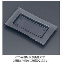 遠藤商事 タイガーグラス レクタンギュラートレー グレー 061-192-13 1個 62-6835-78（直送品）