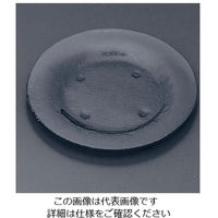 遠藤商事 タイガーグラス ラウンドプレート 205 グレー 163-031-00 1枚 62-6835-90（直送品）