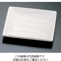 エムズジャパン ソニック白 角小皿 T03ー85 62-6841-06 1枚（直送品）