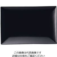 ミヤザキ食器 スパッツィオ レクタンギュラープレート黒 (L)11インチ 62-6840-28 1枚（直送品）