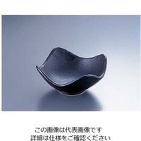 遠藤商事 AZ4ー80 黒ガラス角中鉢 62-6841-92 1個（直送品）