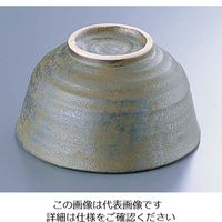 エムズジャパン ナチュラルブラック茶碗 大 B03-08 1個 62-6843-74（直送品）