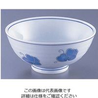 遠藤商事 紺蝶飯碗 62-6843-86 1個（直送品）