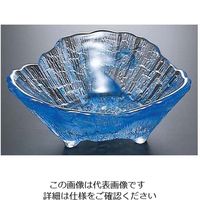 遠藤商事 荒岩 三ツ足中鉢 コバルト 04-512CB 1個 62-6846-30（直送品）