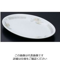 遠藤商事 陶器『雷門鳳凰』 プラター 10インチ 62-6847-44 1個（直送品）