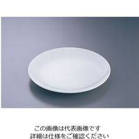 遠藤商事 CW-6 ホワイト 9.0リム無丸皿 1枚 62-6847-90（直送品）