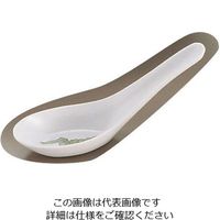 関東プラスチック工業 メラミン「雷門竜」チリレンゲ M-81-R 1個 62-6848-42（直送品）