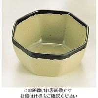 関東プラスチック工業 メラミン「信楽」 八角鉢 MM-78 1個 62-6848-62（直送品）