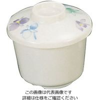 遠藤商事 メラミン「すみれ」蒸し椀 大 蓋付 VOー42 62-6851-18 1個（直送品）