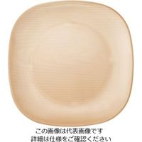 台和 ウォールナ スクエアプレート 25cm ナチュラル 62-6852-22 1枚（直送品）