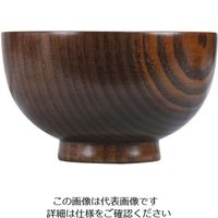クラフト木の実 すり漆 スタンダード椀 M ED-07952 1個 62-6853-82（直送品）