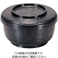 若泉漆器 割子飯器 小 黒 1-224-1 1個 62-6854-20（直送品）